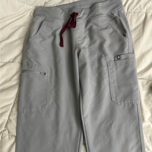FIGS Yola™ Skinny Scrub Pants gray medium tall
